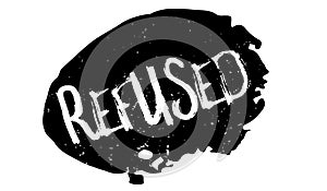 Refused rubber stamp