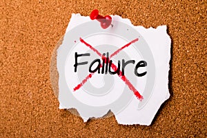 Refused to accept failure
