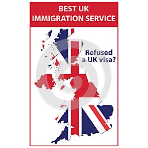 Refused a UK visa? - printable stamp / label