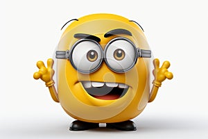 Refusing emoticon in 3D on white