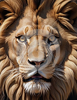 Regal Lion Portrait