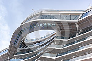 Regal Princess` SeaWalk from below