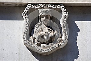 Regal Sculpture at Regina House on Queen Street, London