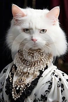 Regal Whiskers: Admiring the Queenly Presence of Your Elegant Feline