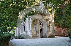 The Regaleira Chapel in Quinta da Regaleira estate. Sintra. Portugal