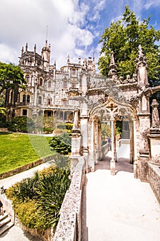 The Regaleira Palace Quinta da Regaleira. Built by the architect Luigi Manini by Antonio Carvalho Monteiro photo