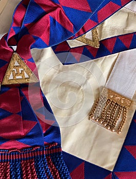 Regalia worn by Royal Arch Freemasons