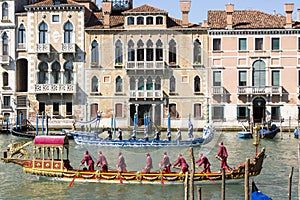 Regata Storica historical regatta. In Venice Italy