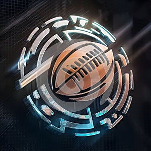 Regbi Style Football logo Design