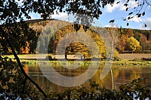 Regen River in Indian Summer