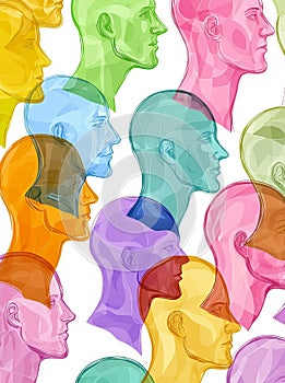 In Regenbogenfarben - Modern from leaves