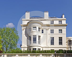 Regency villa, london, england photo