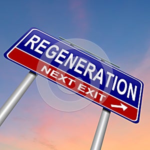 Regeneration concept.