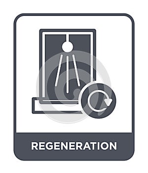 regeneration icon in trendy design style. regeneration icon isolated on white background. regeneration vector icon simple and