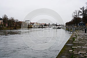 Regensburg is an old German city in Bavaria