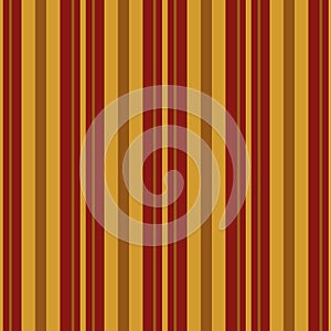 Regent stripe seamless vector pattern background. Symmetrical linear geometric backdrop. Red gold parallel vertical thin