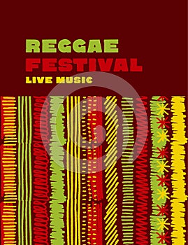 Reggae music classic color background. photo