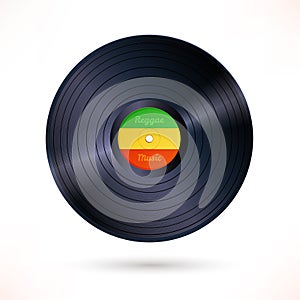 Reggae vinyl record