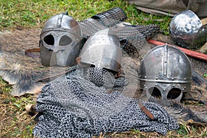 Regimentals of medieval knight