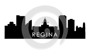 Regina skyline silhouette.