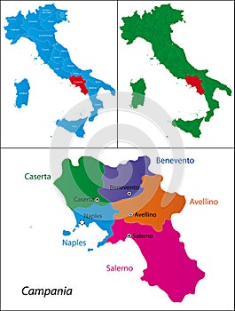 Region of Italy - Campania