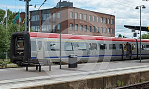 Regional train in Linkoping Sweden