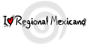 Regional mexicano music love message