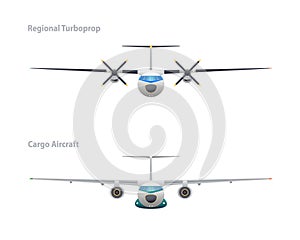 Regional turboprop and cargo aircraft photo