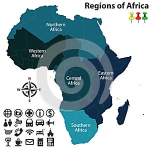 Regions of Africa photo