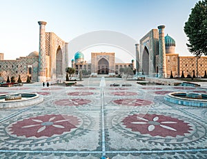 Registan in the city of Samarkand