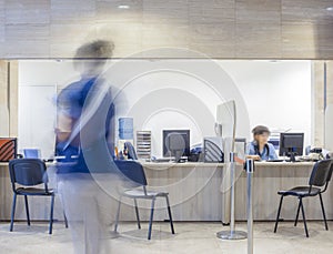 Registration Hospital Bank Customs Desk