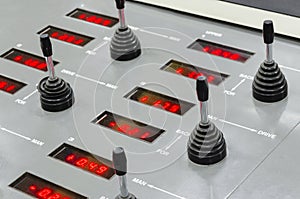 Registration key control unit on offset print machine