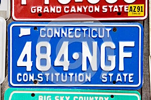 registration numbers, USA