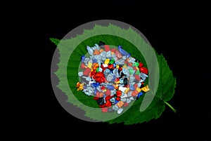 Regrind on fresh leaf