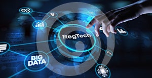 RegTech Interface Emerging from Processor Circuit with Human Interaction