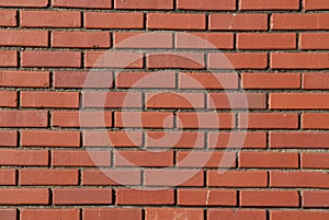 Regular Patterns in Red Brick Wall