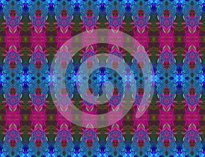 Regular seamless ellipses pattern blue purple violet olive green