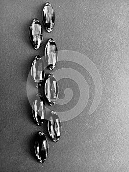 Regular silver beads