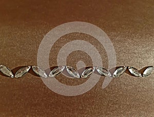 Regular silver beads