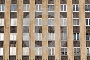 Regular structure of windows photo