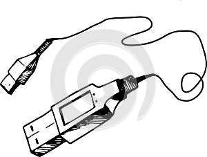 Regular USB wire adapter to phone