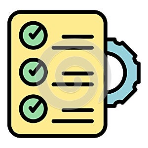 Regulated products control icon vector flat