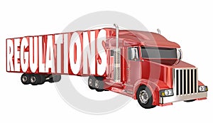 Regulations Trucking Transportation Shipping Laws Rules photo