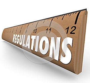 Regulations Word Wooden Ruler Measurement Rules Guidelines