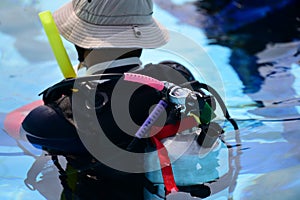Regulator equipment for scuba diver
