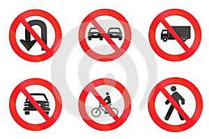 Regulatory signs used in Uruguay