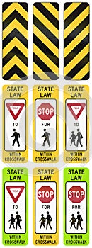 Regulatory United States MUTCD road signs photo