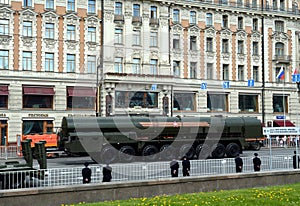 Rehearsal celebration of the 71th anniversary of the Victory Day (WWII).