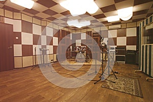 Rehearsal room - interior of recording studio