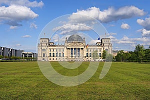 The Reichstag building in Berlin